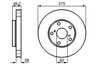 DISC FRANA BOSCH 0 986 478 632 - Compatibil cu LEXUS, TOYOTA