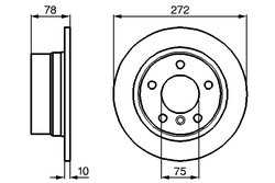 Disc frana BOSCH 0 986 478 641