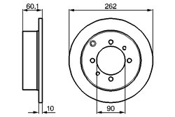 Disc frana BOSCH 0 986 478 655