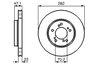 DISC FRANA BOSCH 0 986 478 667 - Compatibil cu HONDA