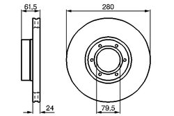 Disc frana BOSCH 0 986 478 745