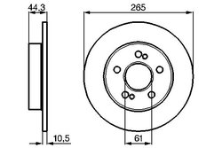 Disc frana BOSCH 0 986 478 758