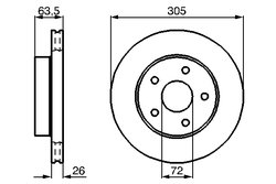 Disc frana BOSCH 0 986 478 772