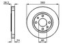 DISC FRANA BOSCH 0 986 478 830 - Compatibil cu PEUGEOT