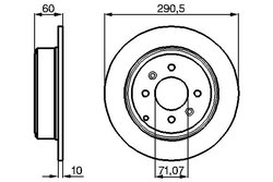 Disc frana BOSCH 0 986 478 877