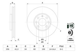 Disc frana BOSCH 0 986 478 881
