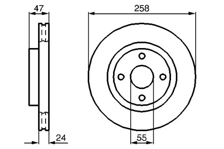 Disc frana BOSCH 0 986 478 989