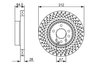 DISC FRANA BOSCH 0 986 479 072 - Compatibil cu MERCEDES-BENZ