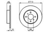 DISC FRANA BOSCH 0 986 479 105 - Compatibil cu NISSAN
