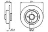 Disc frana BOSCH 0 986 479 108