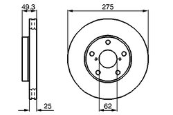 Disc frana BOSCH 0 986 479 111