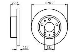 Disc frana BOSCH 0 986 479 162