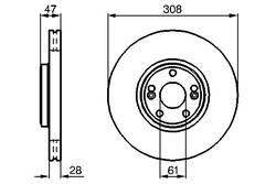 Disc frana BOSCH 0 986 479 199