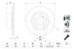 Disc frana BOSCH 0 986 479 214