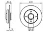 DISC FRANA BOSCH 0 986 479 219 - Compatibil cu CITROEN, PEUGEOT