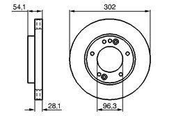 Disc frana BOSCH 0 986 479 230