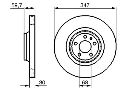 Disc frana BOSCH 0 986 479 260
