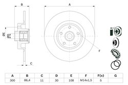 Disc frana BOSCH 0 986 479 276