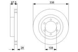 Disc frana BOSCH 0 986 479 304