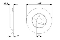 Disc frana BOSCH 0 986 479 333