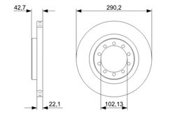 Disc frana BOSCH 0 986 479 343