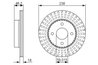 DISC FRANA BOSCH 0 986 479 354 - Compatibil cu NISSAN