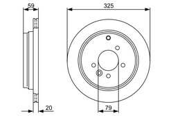 Disc frana BOSCH 0 986 479 375