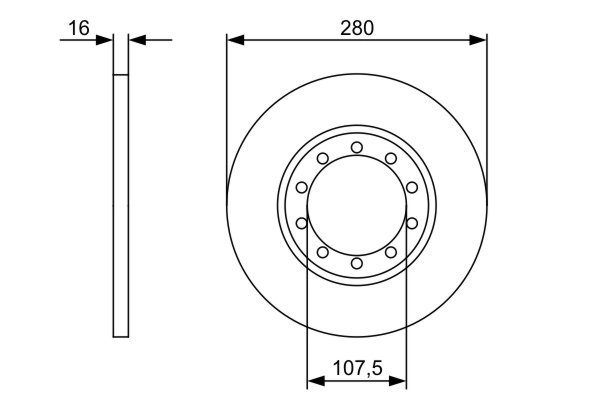 DISC FRANA BOSCH 0 986 479 390 - Compatibil cu FORD, FORD AUSTRALIA