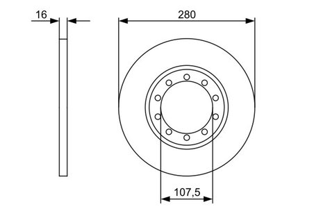 DISC FRANA BOSCH 0 986 479 390 - Compatibil cu FORD, FORD AUSTRALIA