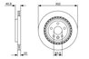 DISC FRANA BOSCH 0 986 479 398 - Compatibil cu VOLVO, VOLVO ASIA