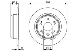 Disc frana BOSCH 0 986 479 505