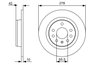 DISC FRANA BOSCH 0 986 479 515 - Compatibil cu CHEVROLET, OPEL, VAUXHALL