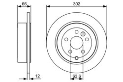 Disc frana BOSCH 0 986 479 518