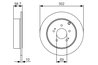 DISC FRANA BOSCH 0 986 479 532 - Compatibil cu MITSUBISHI