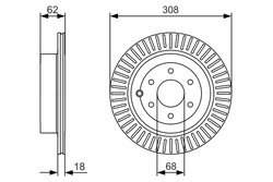 Disc frana BOSCH 0 986 479 533