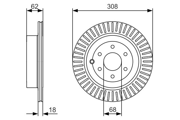 Disc frana BOSCH 0 986 479 533