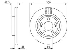 Disc frana BOSCH 0 986 479 537