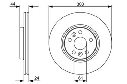 Disc frana BOSCH 0 986 479 554