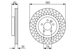 Disc frana BOSCH 0 986 479 578