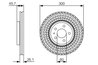 DISC FRANA BOSCH 0 986 479 666 - Compatibil cu CHEVROLET, HOLDEN, OPEL, VAUXHALL