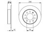 DISC FRANA BOSCH 0 986 479 697 - Compatibil cu HYUNDAI