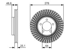 DISC FRANA BOSCH 0 986 479 699 - Compatibil cu VOLVO
