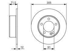 Disc frana BOSCH 0 986 479 714