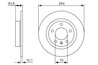DISC FRANA BOSCH 0 986 479 715 - Compatibil cu OPEL, VAUXHALL