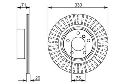 Disc frana BOSCH 0 986 479 727