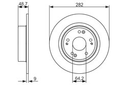 Disc frana BOSCH 0 986 479 738