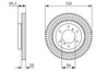 DISC FRANA BOSCH 0 986 479 782 - Compatibil cu MITSUBISHI, MITSUBISHI (GAC)