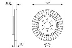 Disc frana BOSCH 0 986 479 789
