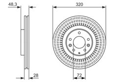 Disc frana BOSCH 0 986 479 795