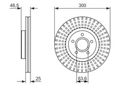 Disc frana BOSCH 0 986 479 956